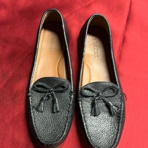 COPY - Coach leather black worn loafers size 10